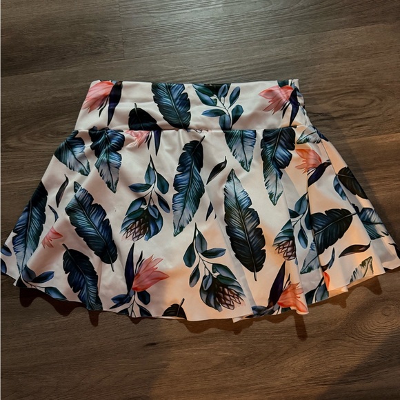 Floral Blue and Pink Women's Skort - Picture 5 of 5